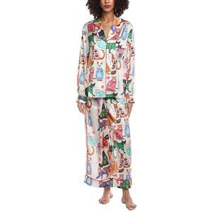 Karen Mabon Womens  2Pc Pajama Set